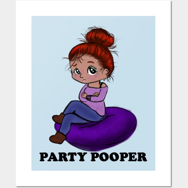 Party Pooper Wall Art by theerraticmind